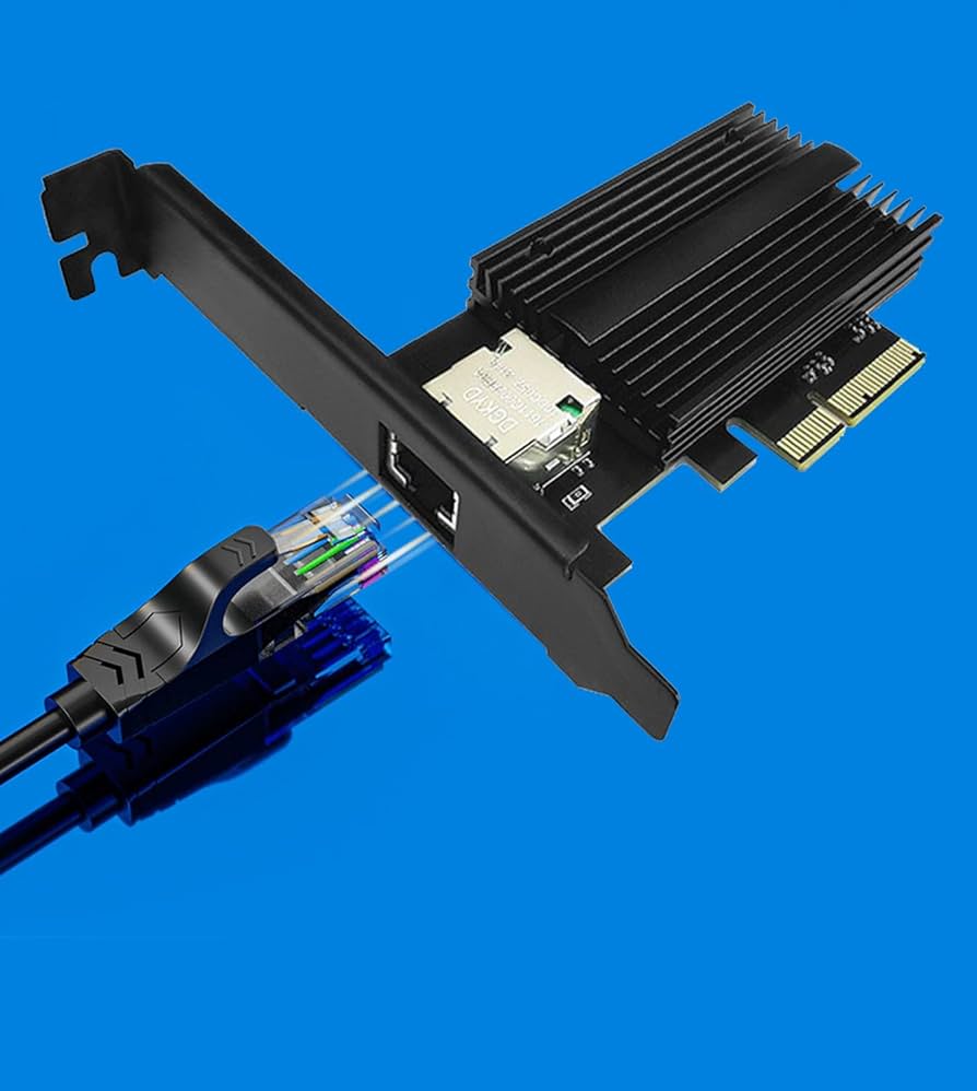 Amazon | PCI-E 4X/8X/16X対応 10Gbps LANカード ネットワーク